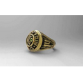 10KT Collegiate Oval Ring